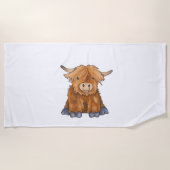 フギーハリー – フワフワのフワフワのフワフワフワフワのシリーズClaの一部 ビーチタオル (正面)