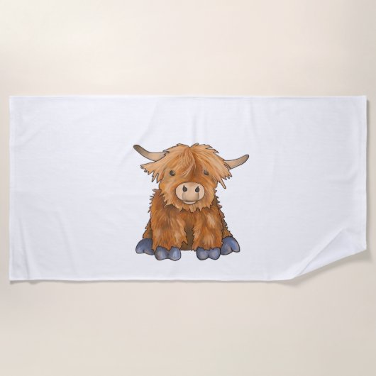 フギーハリー – フワフワのフワフワのフワフワフワフワのシリーズClaの一部 ビーチタオル (正面)