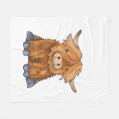 フギーハリー – フワフワのフワフワのフワフワフワフワのシリーズClaの一部 フリースブランケット (正面(横))