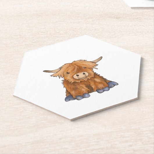 フギーハリー – フワフワのフワフワのフワフワフワフワのシリーズClaの一部 ペーパーコースター (アングル)