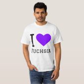フクシアが好き Tシャツ (正面フル)