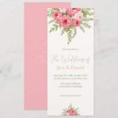 フクシアの夢 招待状 (正面/裏面)