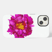フクシアの芍薬 - カスタマイズ可能!! iPhoneケース (裏面横)