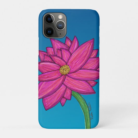 フクシアピンクの花 Case-Mate iPhoneケース (裏)