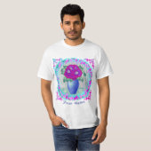 フクシアポピーTシャツ Tシャツ (正面フル)