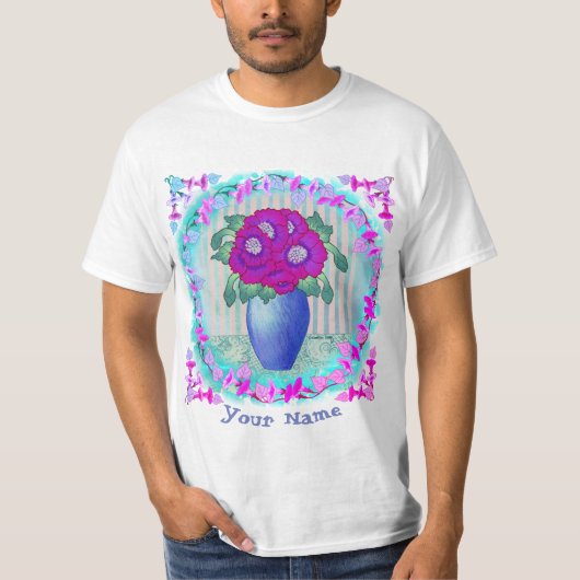 フクシアポピーTシャツ Tシャツ (正面)