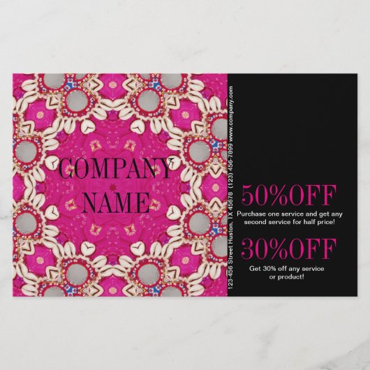 フクシア ボヘミア チャクラ マッサージセラピスト ヨガ チラシ (正面)