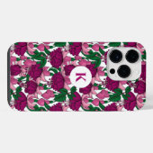 フクシア モノグラム iPhoneケース (裏面横)