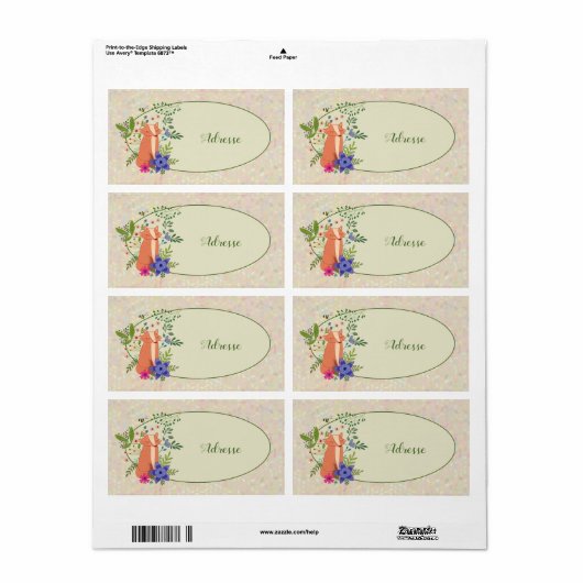 フクシムウォルド ラベル (フルシート)