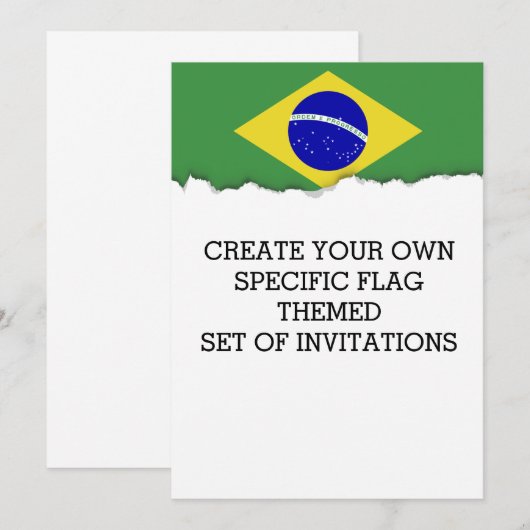 フクラシックラグ 招待状 (正面/裏面)