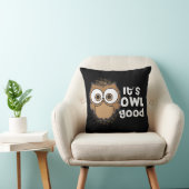 フクロウおもしろいグギフト動物愛好家 クッション (椅子)