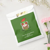 フクロウおもしろいムクリスマスかわいい子たち フェイバーバッグ (封をした状態)