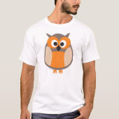 フクロウおもしろいルのタンクトップ Tシャツ (正面)