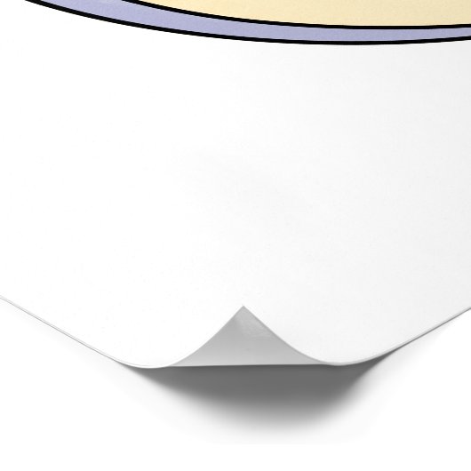 フクロウおもしろいルの塊 ポスター (角)