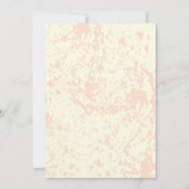 フクロウおもしろい幼稚園の卒業 招待状 (裏面)