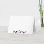 フクロウおよび猫- Bonorandの芸術 カード (裏面)