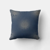 フクロウおよび花のデザインの枕 クッション (裏面)