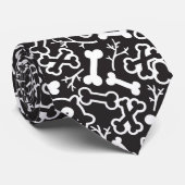 フクロウおよび骨 ネクタイ (ロール)