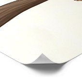 フクロウお洒落ウッドランド子供部屋 ポスター (角)