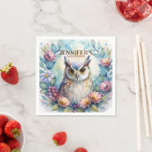 フクロウお洒落ナプキンス スタンダードカクテルナプキン (インサイチュ)