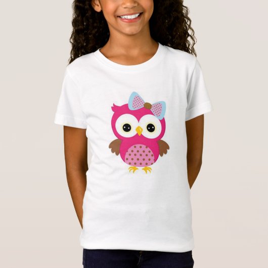 フクロウか青年ワイシャツ Tシャツ (正面)