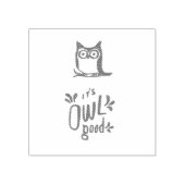 フクロウがいい ラバースタンプ (インプリント)