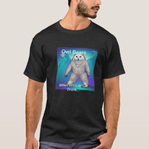 フクロウがクマ Tシャツ