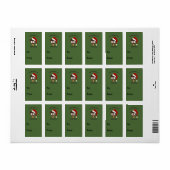 フクロウがクリスマスに帰るよ! ラベル (フルシート)