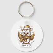 フクロウがクリスマスに帰る キーホルダー (裏面)