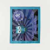 フクロウが一晩中擦り切れる タペストリー (正面)