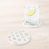 フクロウが付いているパターン コースター (側面)