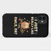 フクロウが大好き Case-Mate iPhoneケース (裏面(横))