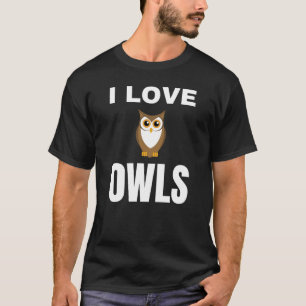フクロウが大好き Tシャツ