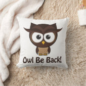 フクロウが戻る クッション (ブランケット)