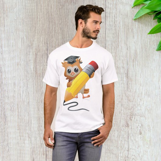 フクロウが書く Tシャツ