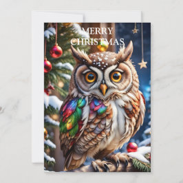 フクロウが温かみと喜びを届ける|過去記事 シーズンカード