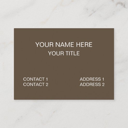 フクロウが私の目を見る 名刺 (裏面)