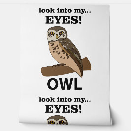 フクロウが私の目を見る 壁紙