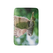 フクロウが飛んでいる間 バスマット (正面縦)