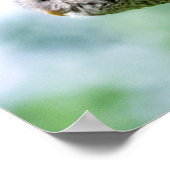 フクロウが飛んでいる間 ポスター (角)