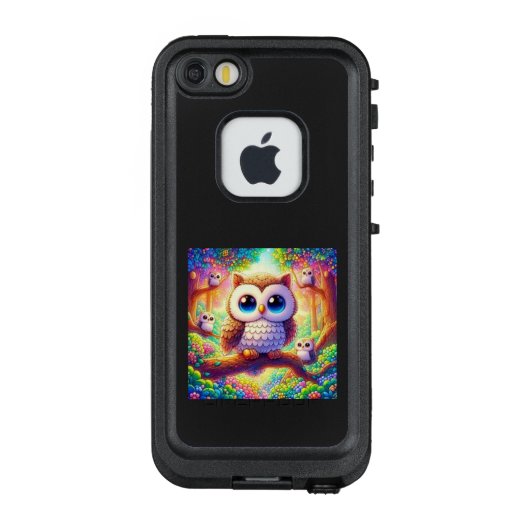 フクロウくんの光の国 LifeProof iPhoneケース (裏面)