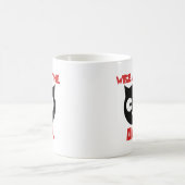 フクロウとして賢い コーヒーマグカップ (中央)