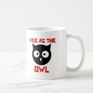 フクロウとして賢い コーヒーマグカップ