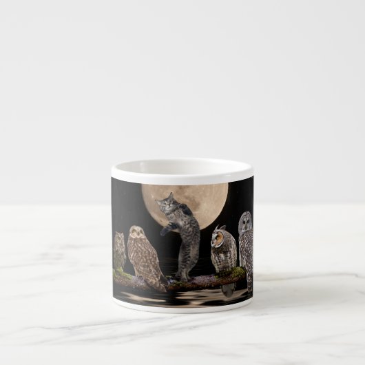 フクロウとのASIOの踊り エスプレッソカップ (正面)