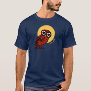 フクロウとアテナイの井戸 過去記事 Tシャツ