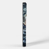 フクロウとオオカミのモザイクアイアート Case-Mate iPhoneケース (裏面 / 右)