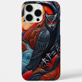 フクロウとシュール鮮やかの風景 Case-Mate iPhoneケース (裏面)