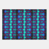 フクロウとネコ ラッピングペーパーシート (正面)