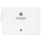 フクロウとバイオリンを持つピエロ (裏面横)