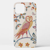 フクロウとフラワーズ、William Morris Case-Mate iPhone  Case-Mate iPhoneケース (裏面)
